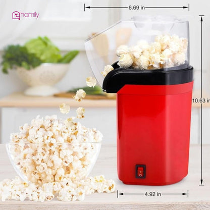 Homily Hot Air Popcorn Machine and Home Use Electric Popcorn Machine